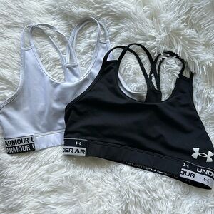 2 YL Under Amour Sports Bras